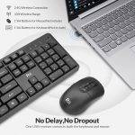 Rii Keyboard & Mouse Wireless 2.4GHz Combo Full Sized Silent RK209 - Image 3