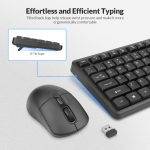 Rii Keyboard & Mouse Wireless 2.4GHz Combo Full Sized Silent RK209 - Image 4