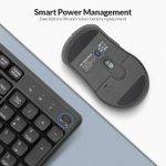 Rii Keyboard & Mouse Wireless 2.4GHz Combo Full Sized Silent RK209 - Image 5