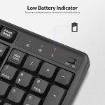 Rii Keyboard & Mouse Wireless 2.4GHz Combo Full Sized Silent RK209 - Image 6