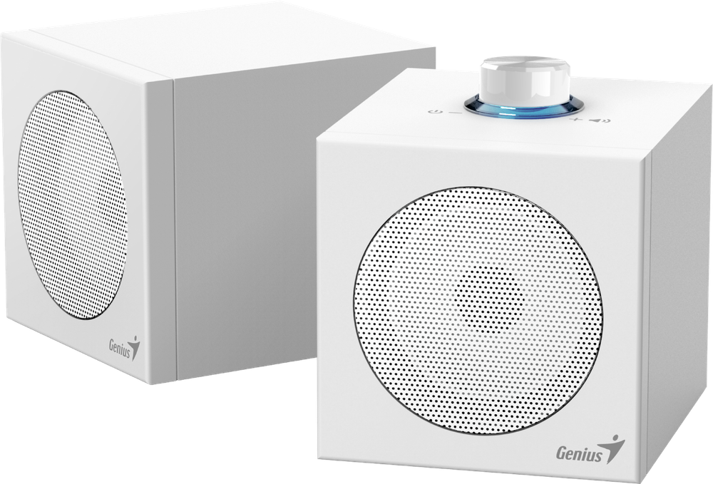Genius PC Speakers 2.0 USB Audio 4W RMS USB-A+C SP-HF300U White