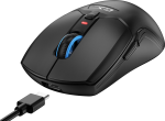 Genius Gaming Mouse Wireless+BT Rechargable & Lightweight RGB 4800DPI Scorpion M8300 Black - Image 4