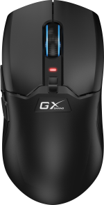 Genius Gaming Mouse Wireless+BT Rechargable & Lightweight RGB 4800DPI Scorpion M8300 Black