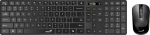 Genius Keyboard-Mouse Set Wireless+BT SlimStar 8250 Black English