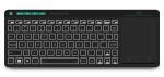 Rii Mini Keyboard Wireless 2.4GHz & Bluetooth with Large Touchpad & Media Keys RGB K18S