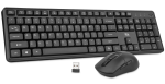 Rii Keyboard & Mouse Wireless 2.4GHz Combo Full Sized Silent RK209