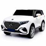 Mercedes E005MM παιδικό ηλεκτρικό αυτοκίνητο 12V λευκό με 4 μοτέρ τηλεχειριστήριο SUV