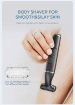 Enchen Body Hair Trimmer A1 USB-C 600mAh Black - Image 6